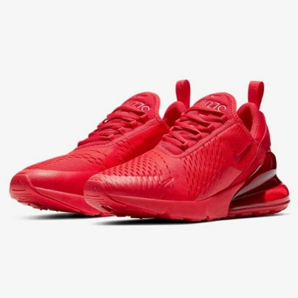 Air Max 270 University Triple Red  Sneakers